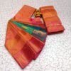 Festive Orange Silk Saree
