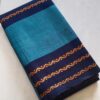 Chettinadu cotton saree sky blue colour