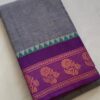 Chettinadu cotton saree grey colour